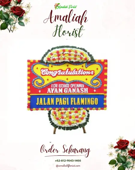 Sewa Papan Bunga Negeri Kasih